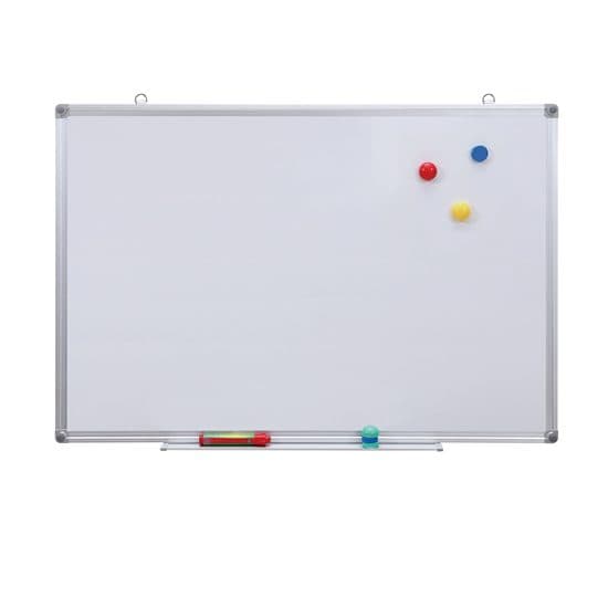Magnetic Whiteboard with Aluminium Frame – 90×120 cm Dry Erase Board for Wall Mount, Office, School & Home Use