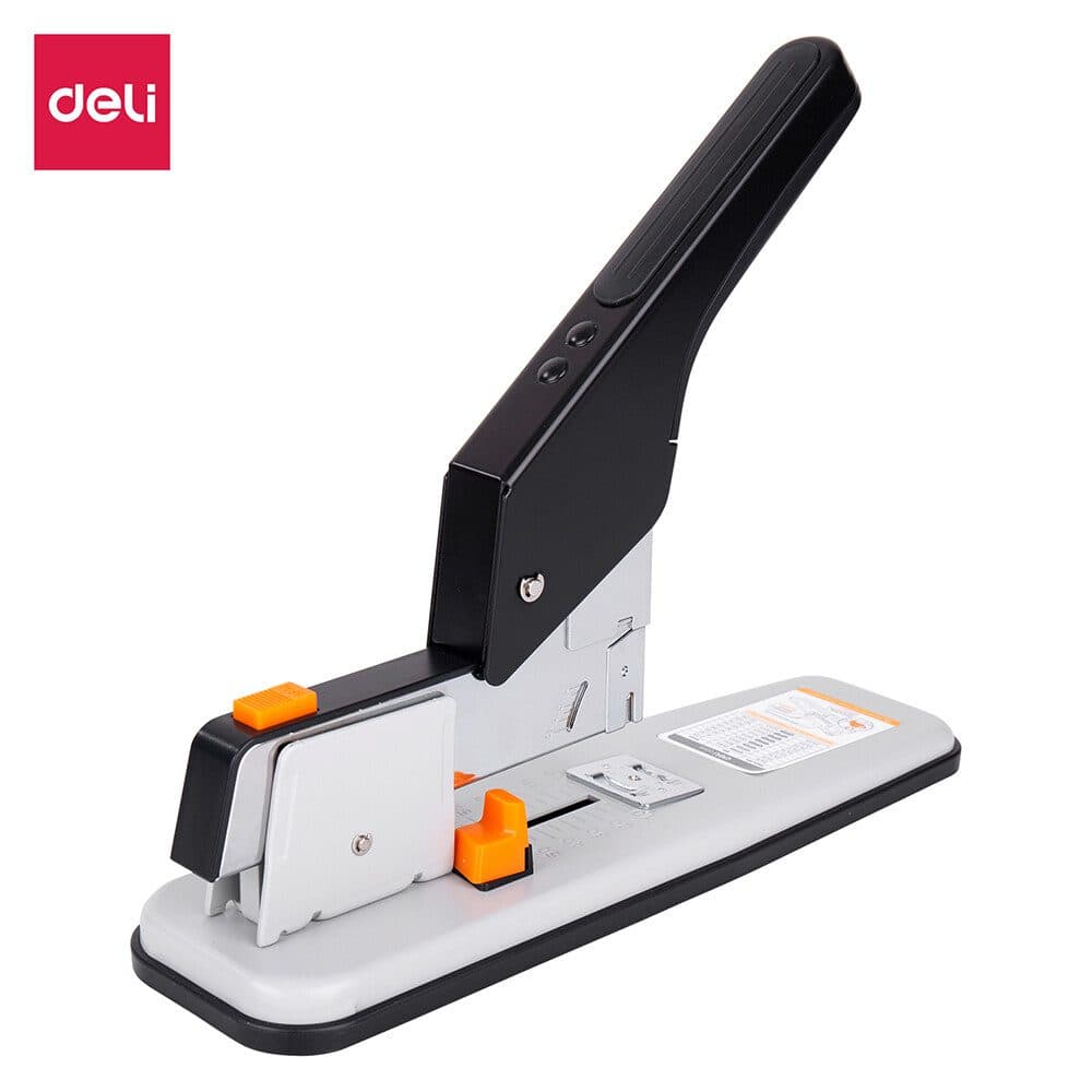 Deli E0399 Heavy Duty Stapler – Staples Up to 210 Sheets, Office Stapler