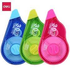 Deli EH21301 Correction Tape – 5mm × 30m White Out Tape, Quick-Dry, Smooth Coverage for Office, School & Home