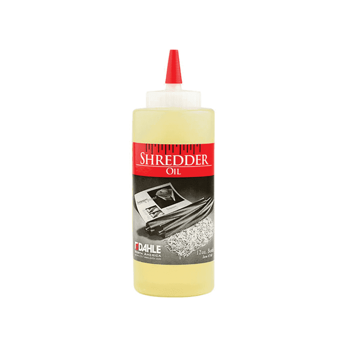 Dahle Shredder Oil - 250ml, Lubricant for Cross-Cut & Strip-Cut Paper Shredders