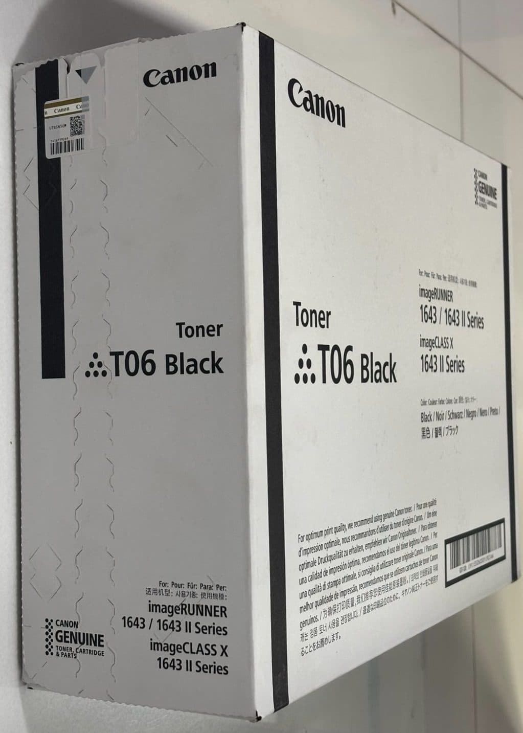 Canon T06 Black Toner Cartridge for Canon Image Runner 1643 2