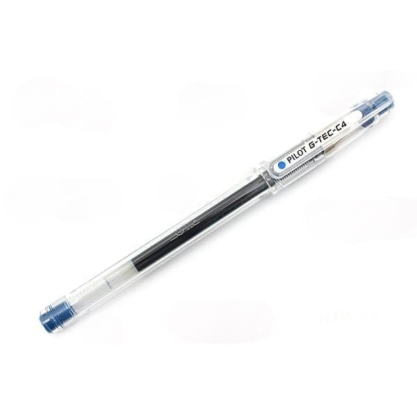 Pilot G-Tec-C4 Blue Gel Pen – 0.4mm Ultra-Fine Rollerball, Pack of 12 Precision Writing Pens for Notes, Journaling & Technical Drawing