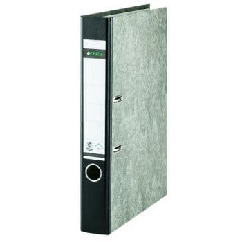Leitz 1105 Box File – 4cm Spine, Full Cover (F/C), Dark Grey A4 Document Folder