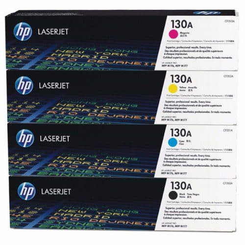 HP 130A Cyan Toner Cartridge – Original LaserJet CF351A | Genuine HP Cartridge for Vivid, Professional Printing