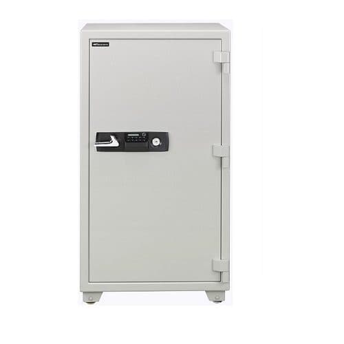Eagle Safe ES-200 Fire Resistant Digital Safe with Key Lock – Compact Home & Office Security, Grey 2