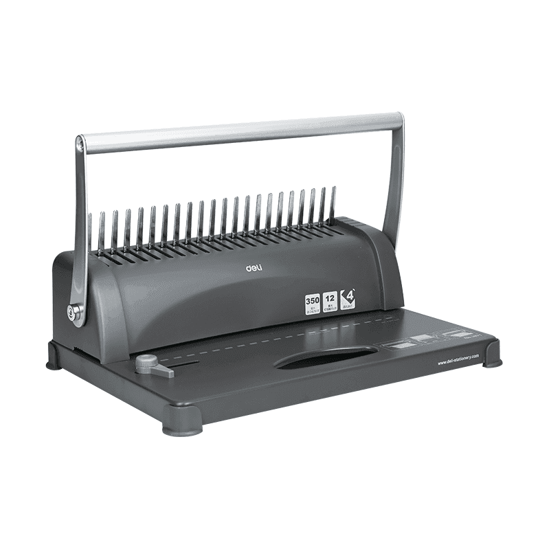 Deli 3871 21-Hole Binding Machine – Manual Punching and Binding for Up to 350 Sheets