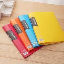 Deli E5033 Display Book Rio – A4, 30 Pockets Document Folder for Office & School, Pink 2