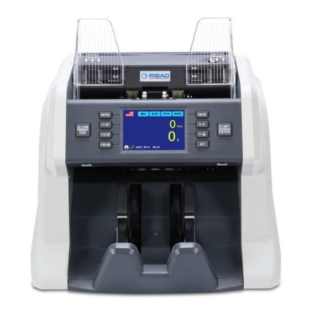 Ribao BC-30 High-Speed Banknote Counter – Money Counter Machine with UV/MG/IR Counterfeit Detection 2