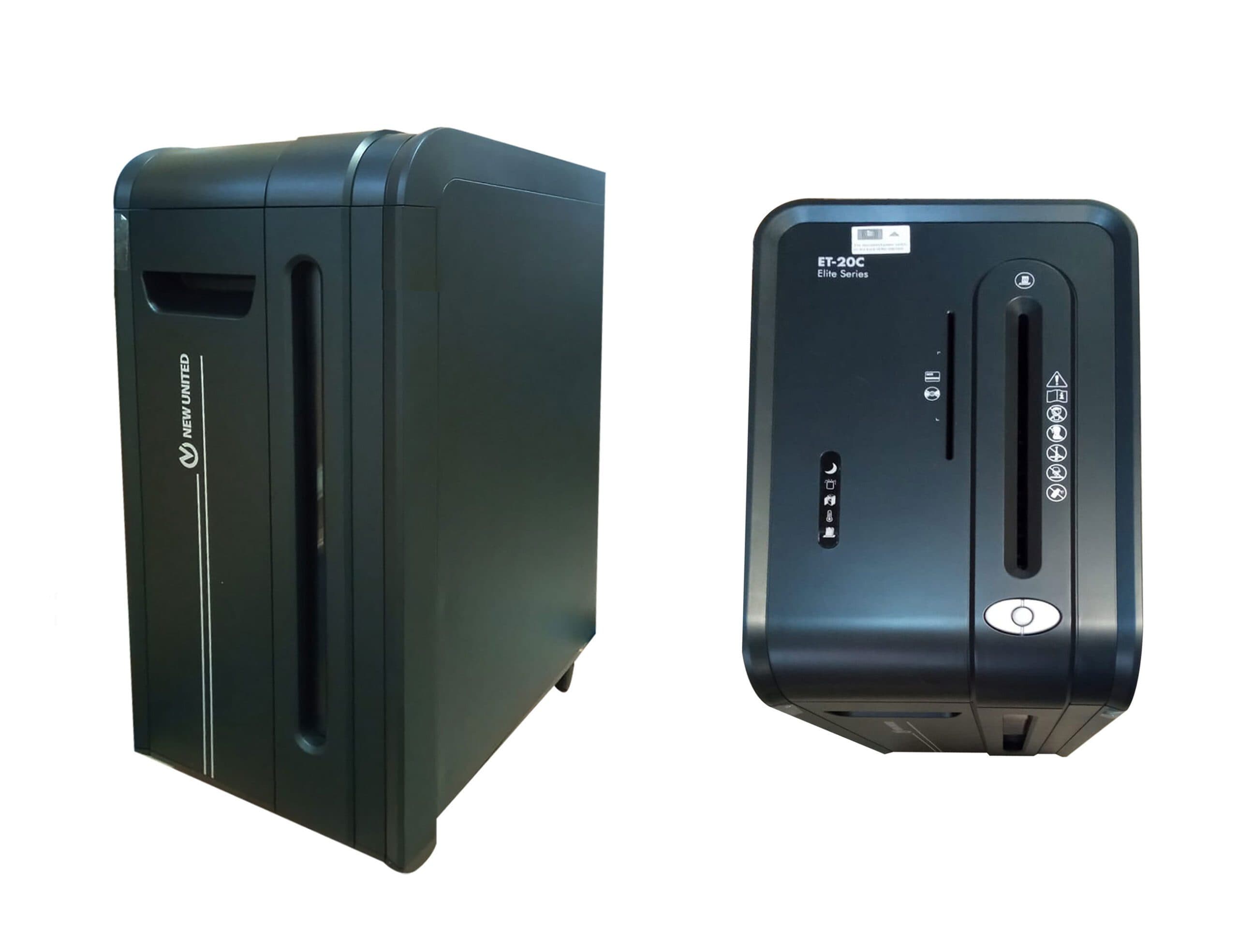 New United ET-20C Cross Cut Shredder –  4.0 x 40 mm Cut, P-4 Security for Home & Office 3