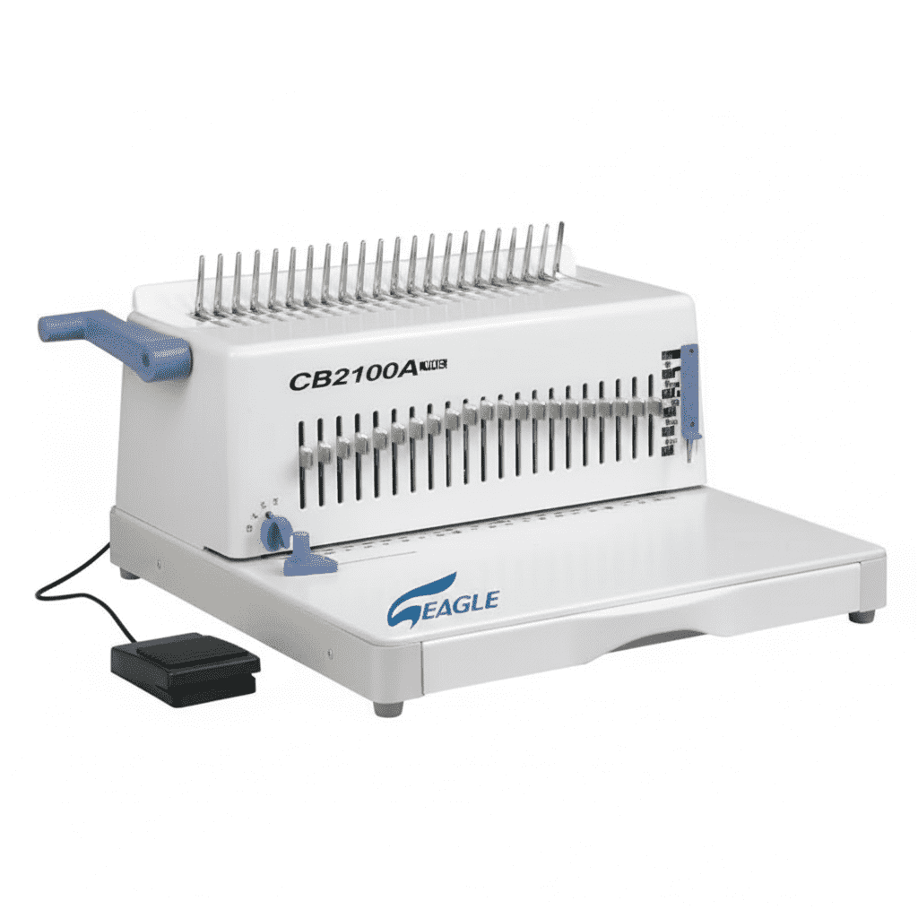 Eagle CB2100A Plus Electric Comb Binding Machine – Efficient Automatic Punching and Binding for Office and Professional Use