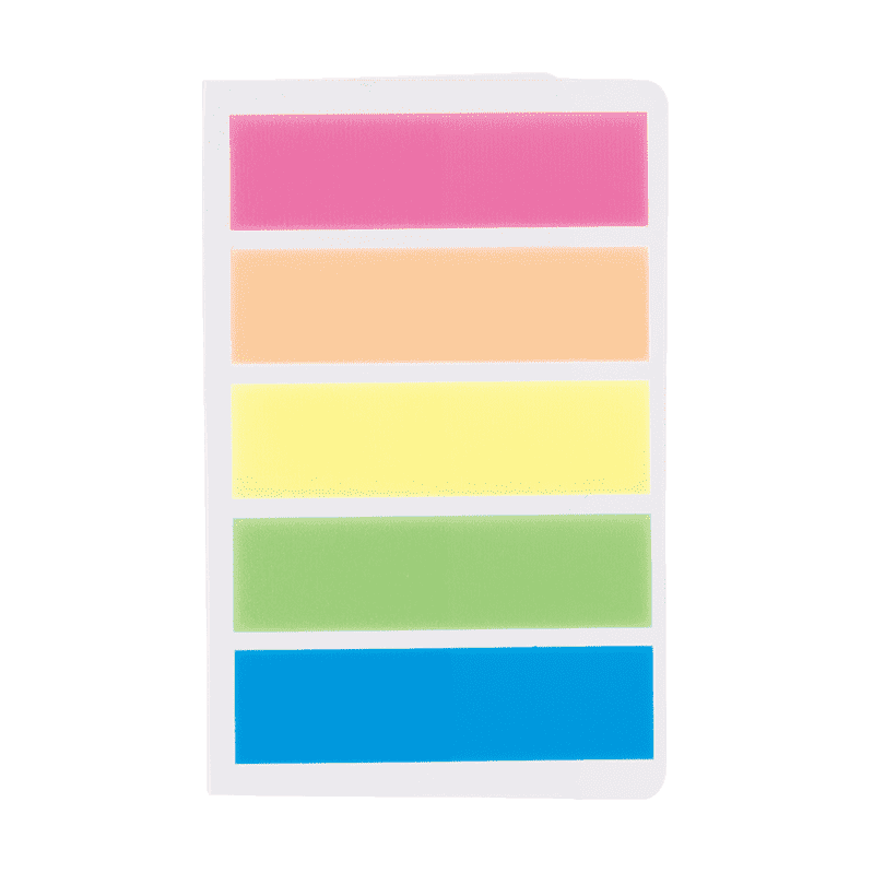 Deli Index Tabs EA10402, 44×12 mm – Removable Document Markers for Office & School 2
