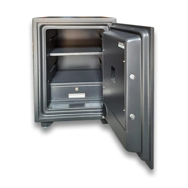 EIKO BSD-PKX Fireproof Safe | Digital Lock and Key Lock Fire Resistant Security Safe Box – UL Certified 1 Hour Fire Safe for Home, Office, Document and Valuables (Gargoyle Grey) 2
