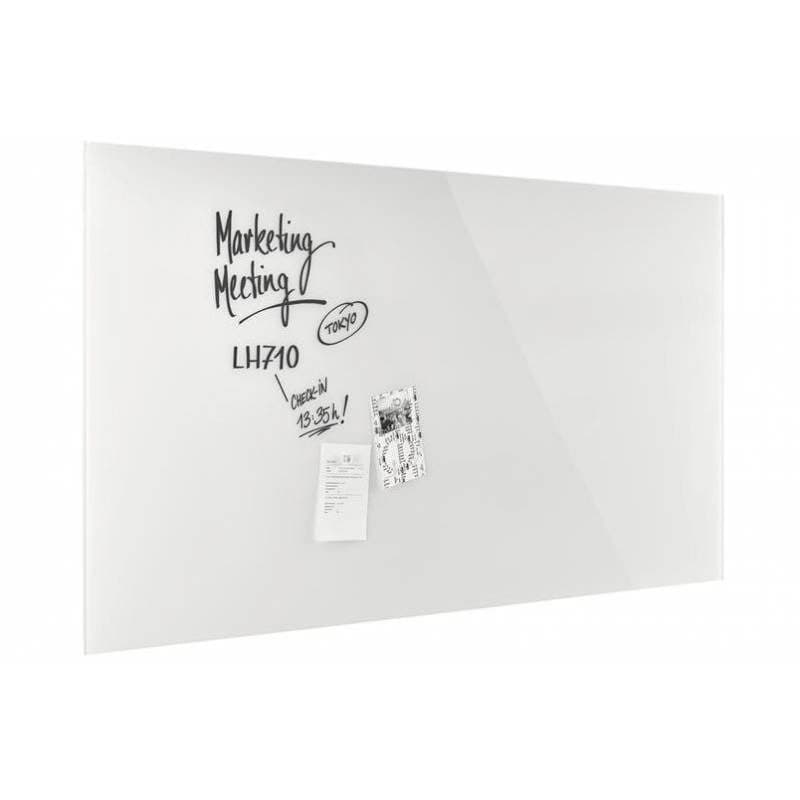 Frameless Magnetic Glass Whiteboard 100×150cm EUROPEAN | White Tempered Safety Glass Dry Erase Board for Office, Meeting Room, and Classroom . 2