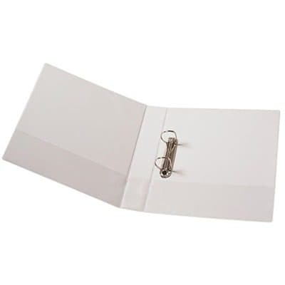 Presentation File 2-Ring Binder 203 – 1″, White – Durable Document Organizer 2