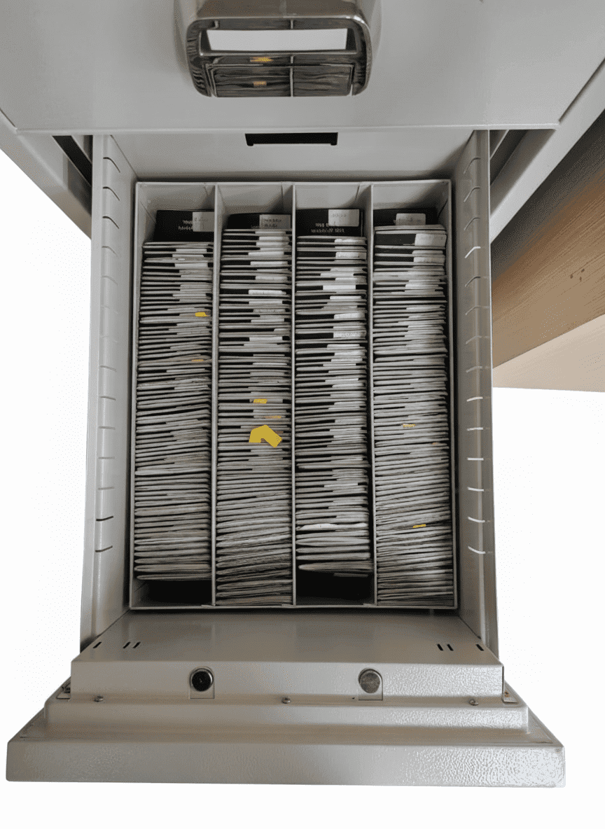 Passport Tray Holder for Filing Cabinets – Durable Organizer Tray for Documents, Passports & ID Storage 3