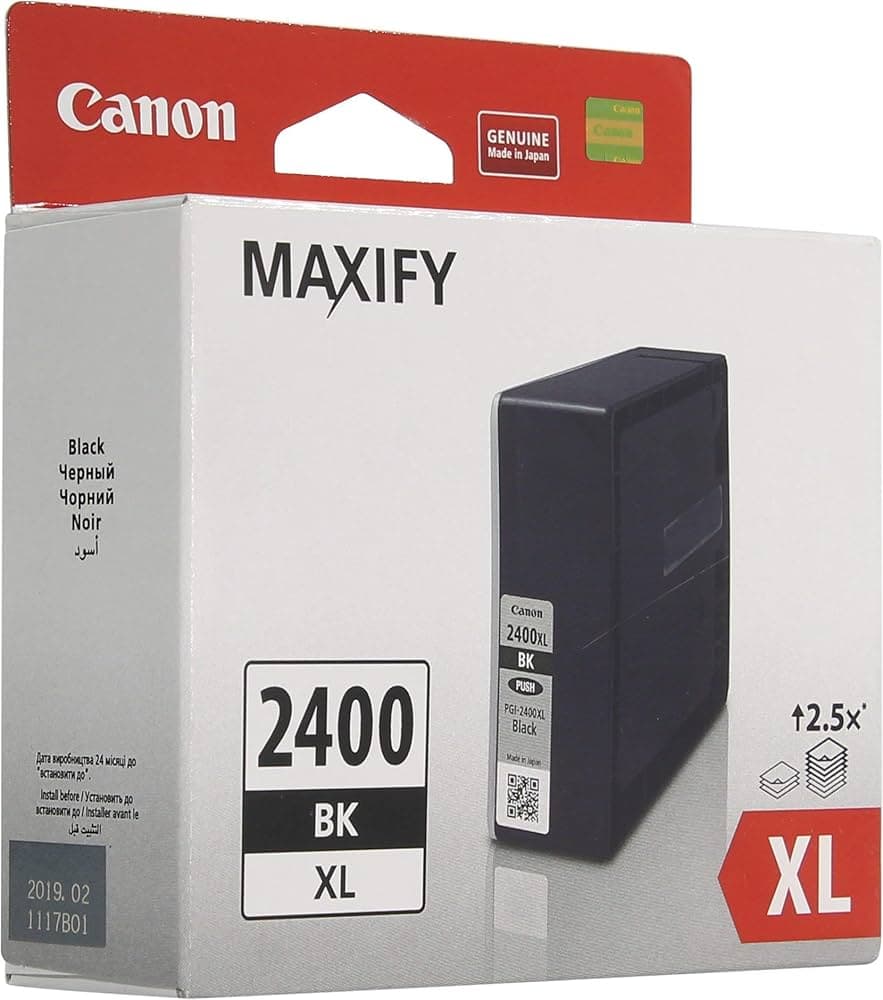 Canon 2400XL Ink Cartridge – Black,   Compatible with MAXIFY iB4040, MB5040, MB5030, iB4140, MB5140, MB5440