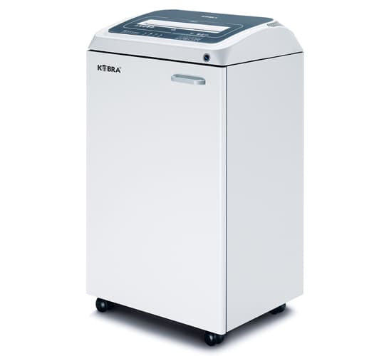 KOBRA 310 TS HD C4 Cross Cut Shredder – Heavy Duty Touch Screen Office Shredder | 3.9x40mm Cut | Shreds Paper, CDs, Credit Cards & Floppy Disks