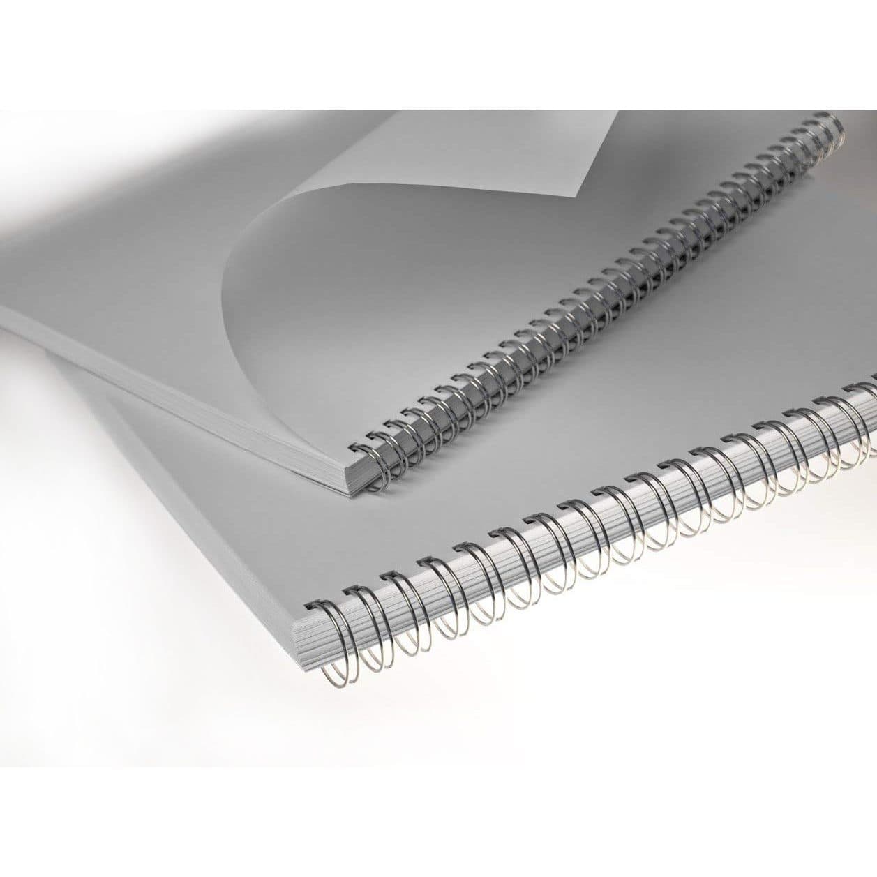 Metal Wire Binding Spines – 14.3mm Diameter, 3:1 Pitch, Pack of 100 – Durable Wire Binding for Professional Documents 2