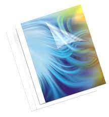 Fellowes Thermal Binding Covers – 25mm Spine Thickness, Pack of 50 – Professional Document Covers for Thermal Binding