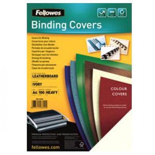 Fellowes Thermal Binding Covers – 8mm Spine Thickness, Pack of 100 – Professional Document Covers for Thermal Binding