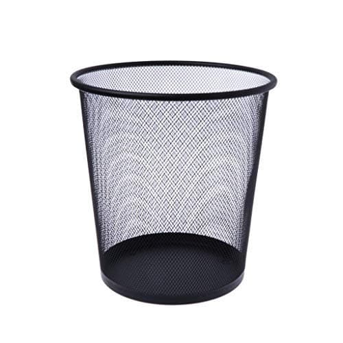 Large Round Mesh Dust Bin – Desktop & Office Waste Paper Basket