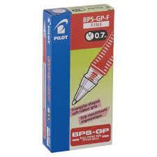 Pilot BPS-GP Medium Ball Point Pen, 1.0mm, Red (Pack of 12)