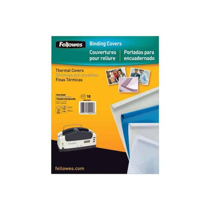 Fellowes Thermal Binding Covers – 1.5mm Spine Thickness, Pack of 100 – Ultra Slim Document Covers for Thermal Binding