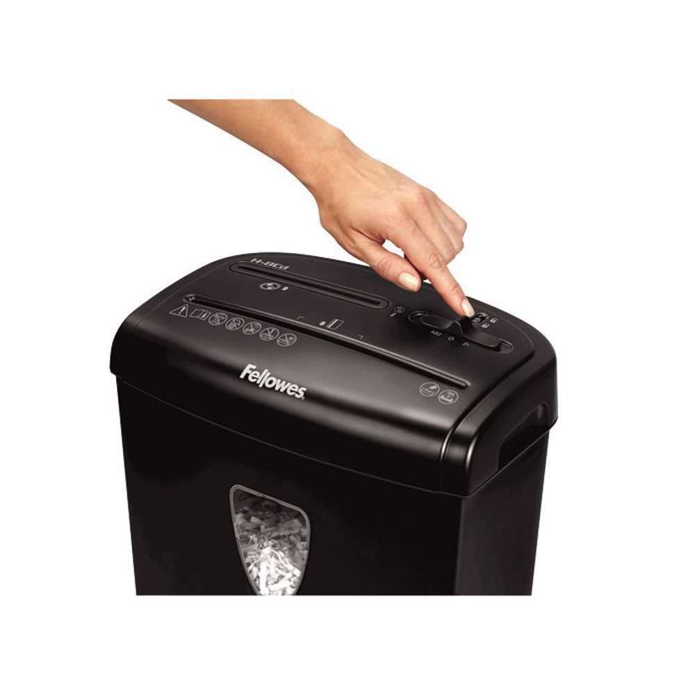 Fellowes 8CD Powershred Cross-Cut Shredder – 8 Sheets, P-4 Security, Jam Proof 2