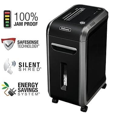 Fellowes 90S Strip-Cut Shredder – 18 Sheets, Heavy-Duty Office Shredder, Jam Proof