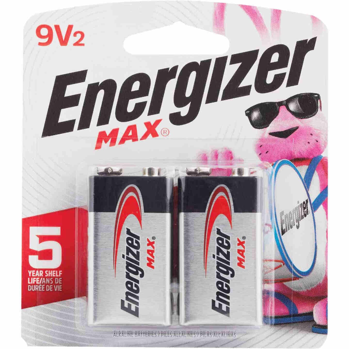 Energizer Max 9V Alkaline Batteries – Pack of 2 – Long-Lasting, Reliable, Leak-Resistant Power for Smoke Detectors, Electronics & More