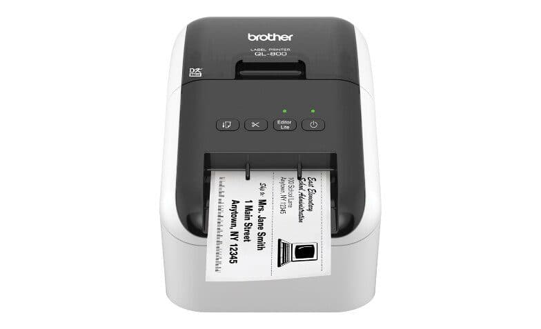 Brother QL-800 High-Speed Thermal Label Printer – 93 Labels/Minute, 300×600 dpi, USB, Black & Red Printing, Auto Cutter – Professional Office & Shipping Label Maker 3