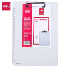 Deli E9248 A4 Clipboard – Single-Sided Pressure Clip, PVC with Measurement – Durable Document Holder 2
