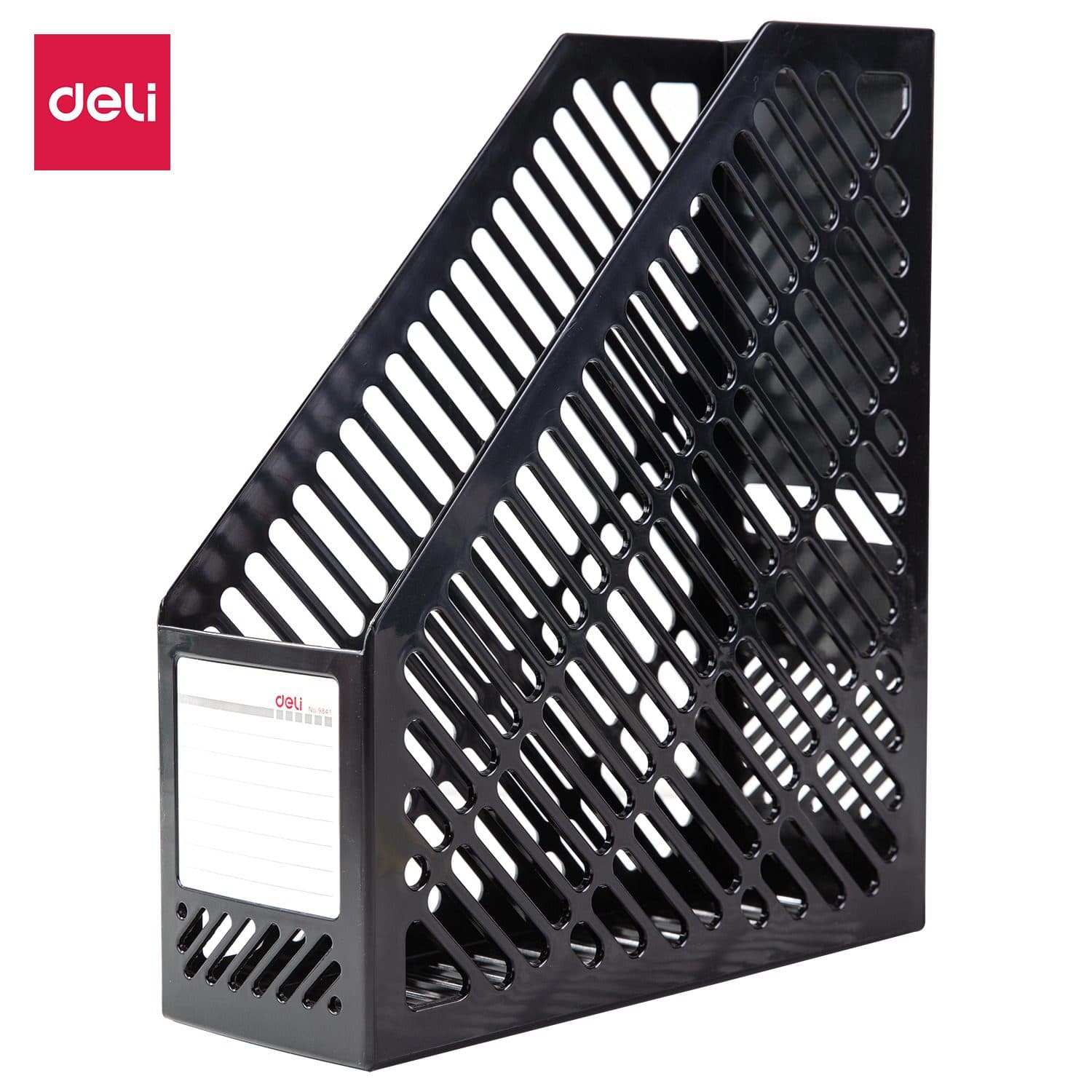 Plastic Magazine File Holder – Desktop Document & Folder Organizer 7