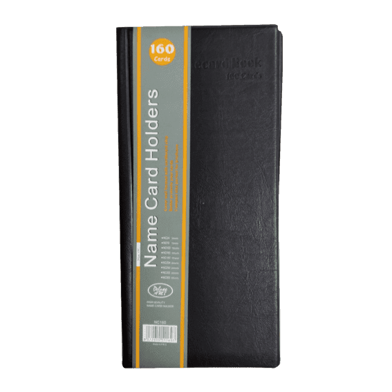 Deluxe Business Card Holder – 160 Card Capacity – Professional Portable Business Card Album with A–Z Index