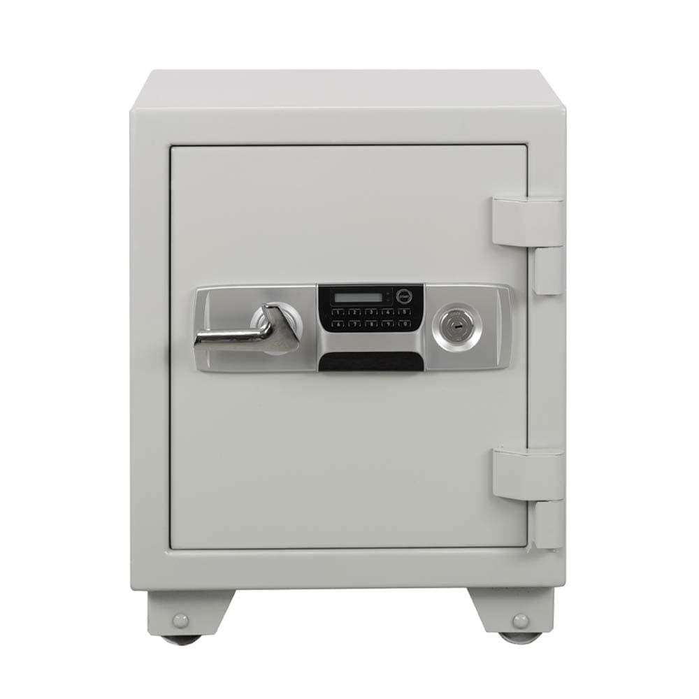Eagle ES-035 Fire Resistant Safe – Digital + Key Lock, 1-Hour UL Certified Fireproof Safe for Documents & Valuables, Grey