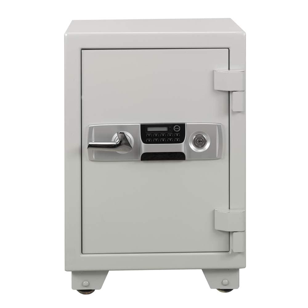 Eagle ES-045 Fire Resistant Safe – Digital + Key Lock, 1-Hour UL Certified Fireproof Safe for Documents & Valuables, Grey