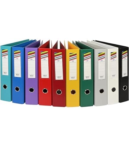 Box File Color FIS 8cm Spine – Pack of 24, Single Color Document Storage Folders