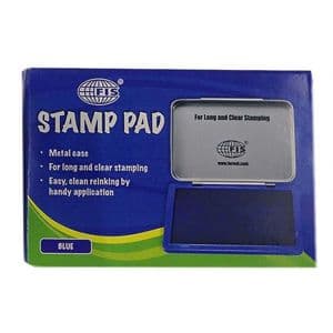 Stamp Pad 11 x 7cm – 4 Colors Ink Pad for Office & Business Use