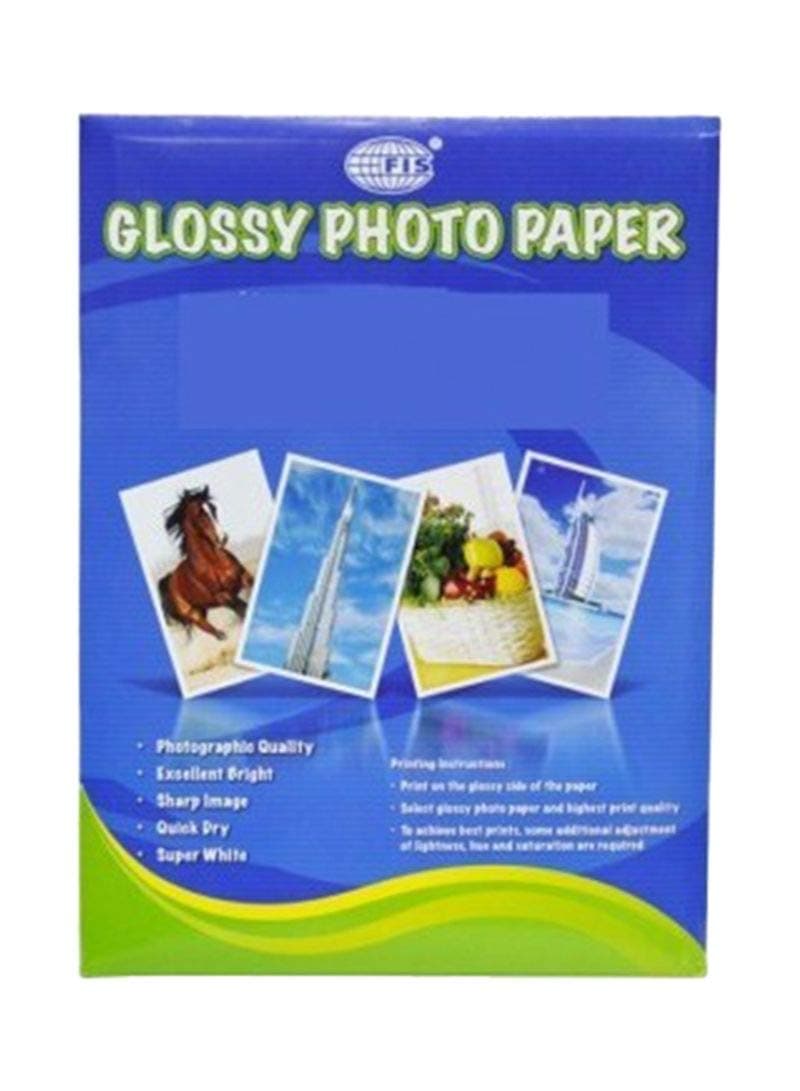 FIS Photo Glossy Paper, A4, 180 GSM, Inkjet, 50 Sheets – Premium High-Quality Printing Paper 3