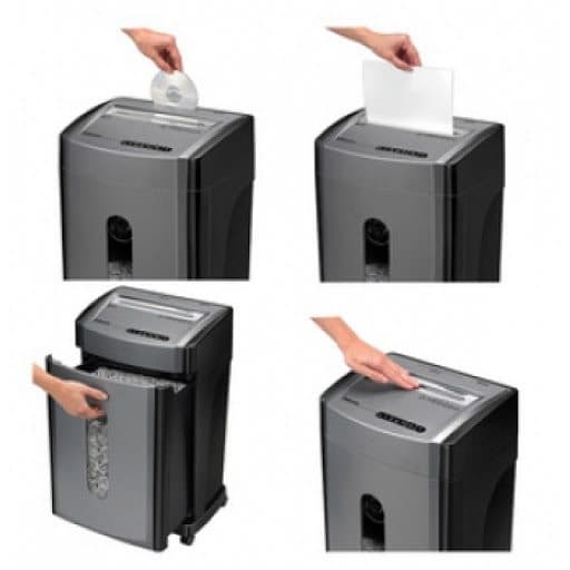 Fellowes 46MS Micro-Cut Shredder – 12 Sheets, High-Security Office Shredder, Jam Proof 2