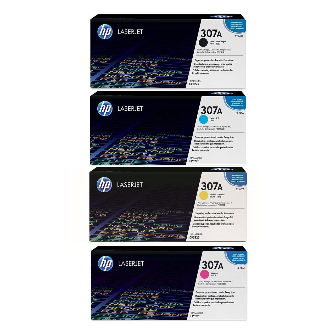 HP 307A Yellow Toner Cartridge – CE742A Original | Genuine HP LaserJet Toner for Brilliant Color Printing