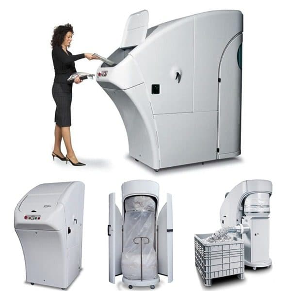 KOBRA Cyclone Cross Cut Shredder – Level 4 High-Volume Industrial Heavy Duty Shredder, 13 x 9 Throat, 500 Sheet Capacity
