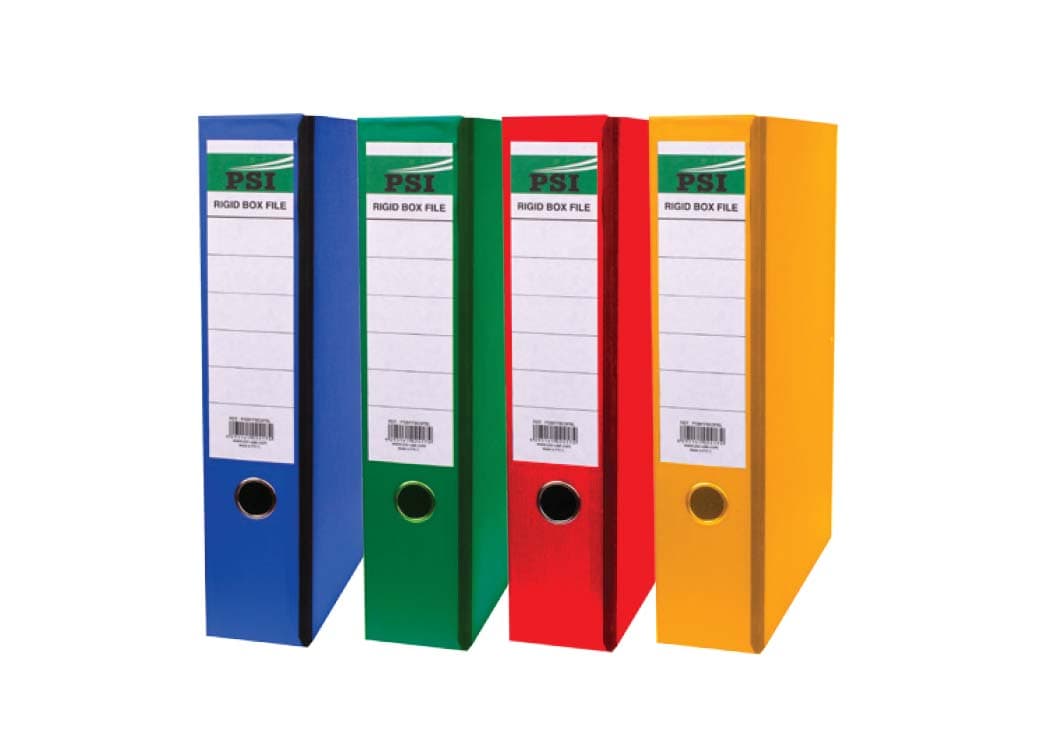 Closed Color Box File – Rigid PVC, F/S Document Storage Folder