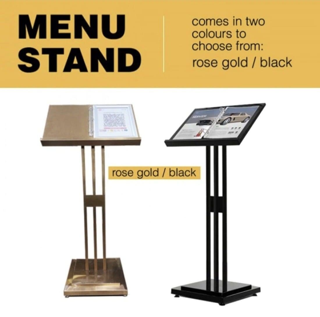Menu Stand