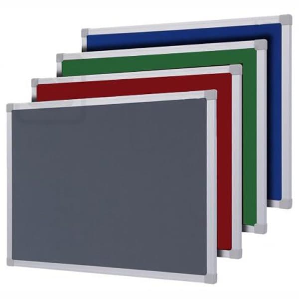 Felt Notice Pin Board 90×120 cm – Wall-Mounted Bulletin Board with Aluminium Frame for Office, School, and Home Use