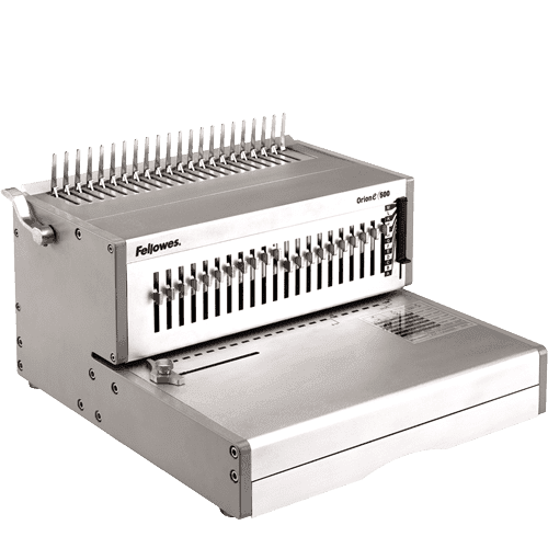 Fellowes Orion 500-E Electric Comb Binding Machine – Efficient Automatic Punching and Binding for Professional Document Finishing