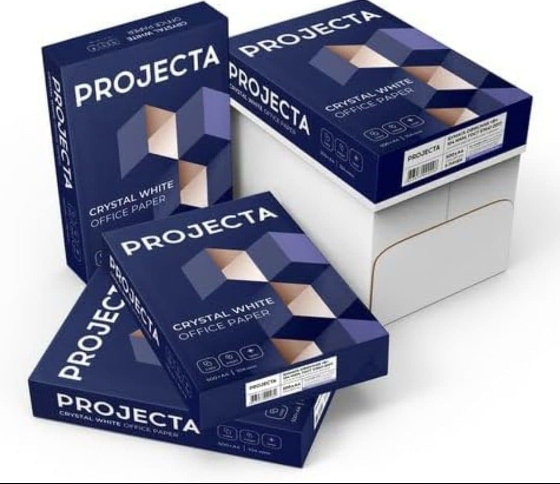 Projecta A4 Photocopy Paper, 80 GSM, Box of 5 Reams – High-Quality ...