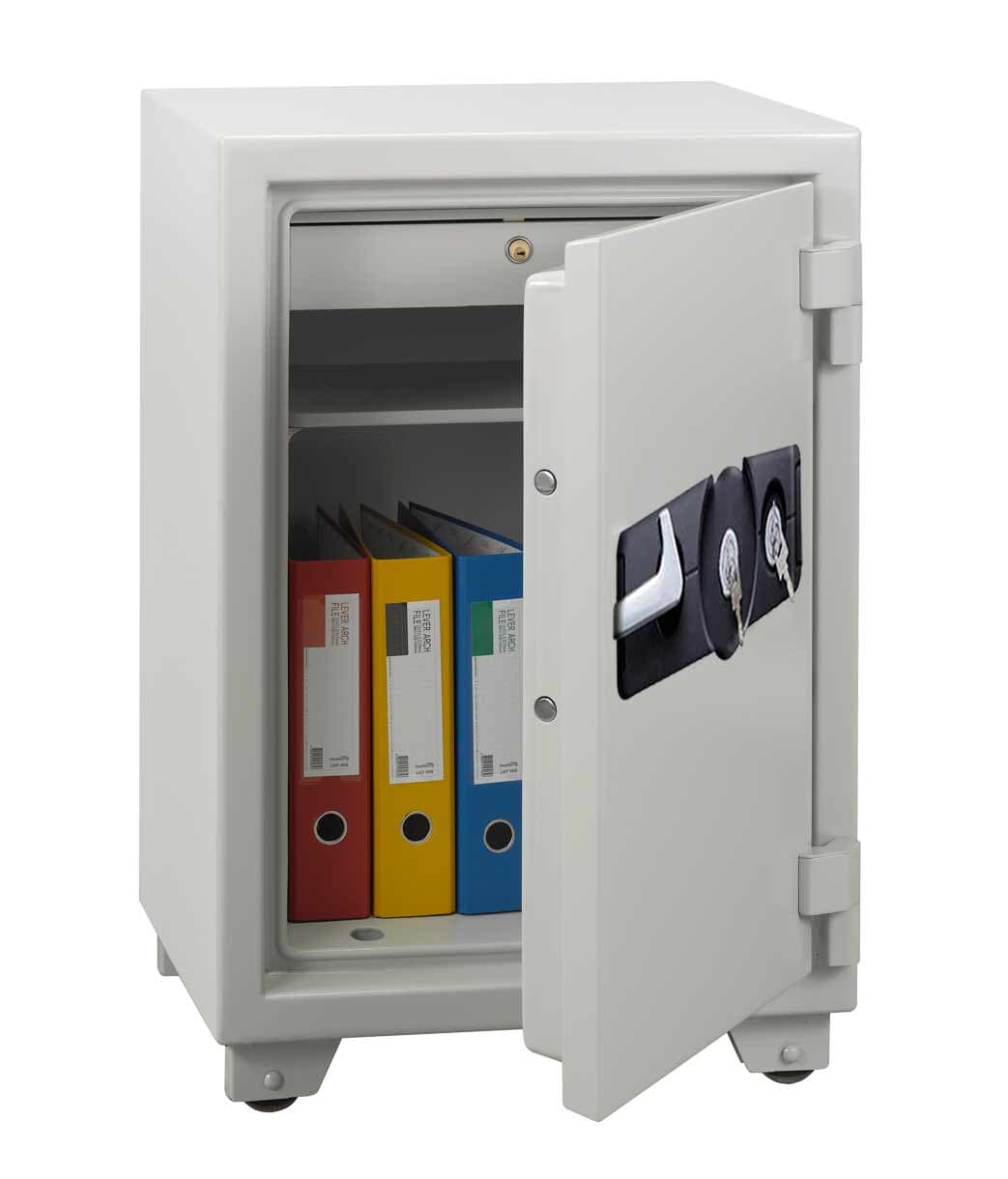 Eagle SS-080 Fire Resistant Safe – Dual Key Lock, 1-Hour UL Certified Fireproof Safe for Documents & Valuables, Grey 2