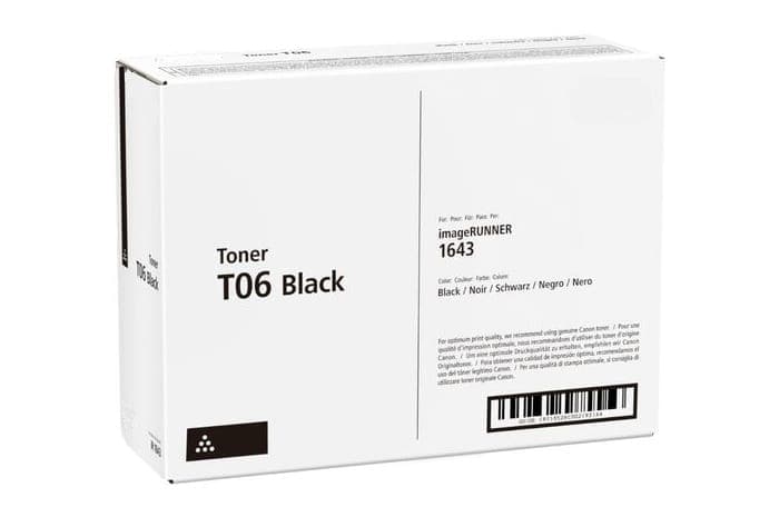 Canon T06 Black Toner Cartridge for Canon Image Runner 1643