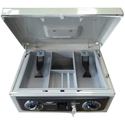 Eagle SC-300 Cash Box Drawer – Secure Locking Money Box With Coin And Bill Compartments For Retail, Office & Home Use 2